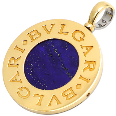 ブルガリ BVLGARI ブルガリブルガリ イエローゴールドXシルバー K18YG ステンレス ラピスラズリ オニキス ペンダントトップ 紫 黒 18K 2way