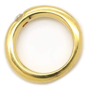 カルティエ Cartier エリプス Ellipse イエローゴールド K18YG ダイヤモンド #51(JP11) リング 指輪 750 18K 1P ダイヤモンド 11号