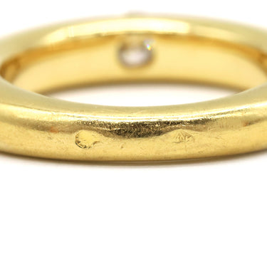 カルティエ Cartier エリプス Ellipse イエローゴールド K18YG ダイヤモンド #51(JP11) リング 指輪 750 18K 1P ダイヤモンド 11号