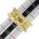 ブルガリ BVLGARI ビーゼロワン B-zero1 3バンド ダイヤリング 359160 イエローゴールド K18YG ダイヤモンド ＃54(JP14) リング 指輪 18K YG 750 18金 13号