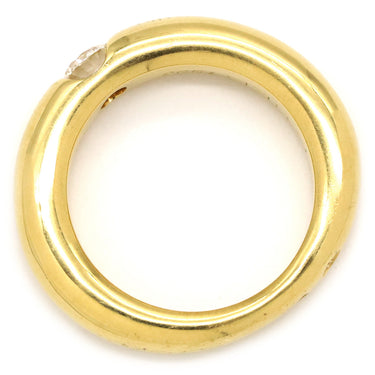 カルティエ Cartier エリプス Ellipse イエローゴールド K18YG ダイヤモンド #49(JP9) リング 指輪 750 18K 9号