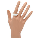 ブルガリ BVLGARI ビーゼロワン B-zero1 4バンドリング ピンクゴールド×ホワイト K18PG セラミック #60(JP20) リング 指輪 BVLGARI Au750 PG 18K 18金 19.5号