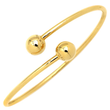 ティファニー Tiffany & Co ハードウェア ボール バイパス イエローゴールド K18YG ブレスレット T＆Co. Au750
