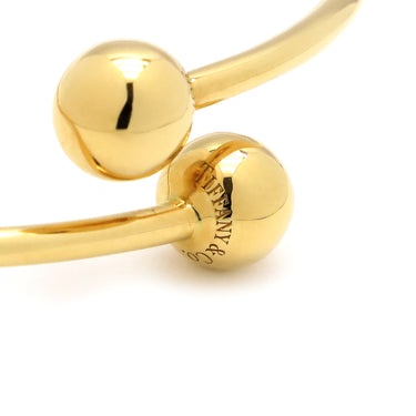 ティファニー Tiffany & Co ハードウェア ボール バイパス イエローゴールド K18YG ブレスレット T＆Co. Au750