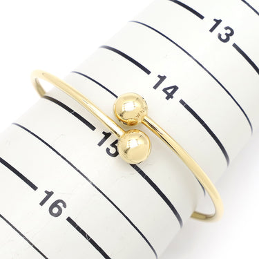 ティファニー Tiffany & Co ハードウェア ボール バイパス イエローゴールド K18YG ブレスレット T＆Co. Au750