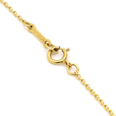 ティファニー Tiffany & Co ビーン デザイン ペンダント イエローゴールド K18YG ネックレス 750YG 18金 エルサペレッティ