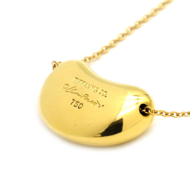 ティファニー Tiffany & Co ビーン デザイン ペンダント イエローゴールド K18YG ネックレス 750YG 18金 エルサペレッティ