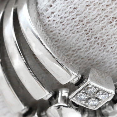 ブルガリ BVLGARI ルチア ホワイトゴールド K18WG ダイヤモンド リング 指輪 750 18K 18金 WG ダイヤモンド 11号