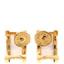 ブルガリ BVLGARI B-zero1 ビーゼロワン ホワイト×イエローゴールド K18YG セラミック ピアス 白 BVLGARI Au750 18K 18金 スパイラル コロッセオ