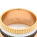 ブシュロン BOUCHERON キャトル クラシック ラージ JRG00257 4カラー K18YG K18PG K18WG ブラウンPVD ＃T65(JP25) リング 指輪 750 18K 24.5号