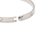 カルティエ Cartier LOVE ラブブレス B6067619 ホワイトゴールド K18WG #19 ブレスレット 750WG 18K 18金 バングル