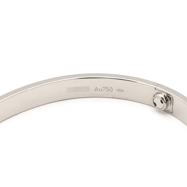 カルティエ Cartier LOVE ラブブレス B6067619 ホワイトゴールド K18WG #19 ブレスレット 750WG 18K 18金 バングル