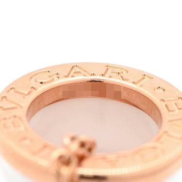ブルガリ BVLGARI ビーゼロワン ネックレス 346082 ピンクゴールド×ホワイト K18PG セラミック ネックレス B-zero1 ペンダント 18K 750PG 白