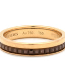 ブシュロン BOUCHERON キャトル クラシック ハーフ JAL00175 ピンクゴールドXブラウン K18PG ブラウンPVD #T55(JP15) リング 指輪 ローズゴールド 18K 750 18金 14.5号