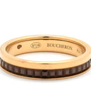 ブシュロン BOUCHERON キャトル クラシック ハーフ JAL00175 ピンクゴールドXブラウン K18PG ブラウンPVD #T55(JP15) リング 指輪 ローズゴールド 18K 750 18金 14.5号