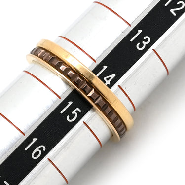 ブシュロン BOUCHERON キャトル クラシック ハーフ JAL00175 ピンクゴールドXブラウン K18PG ブラウンPVD #T55(JP15) リング 指輪 ローズゴールド 18K 750 18金 14.5号