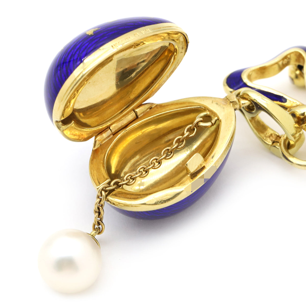 FABERGE ファベルジェ イースターエッグ チャーム イエローゴールド