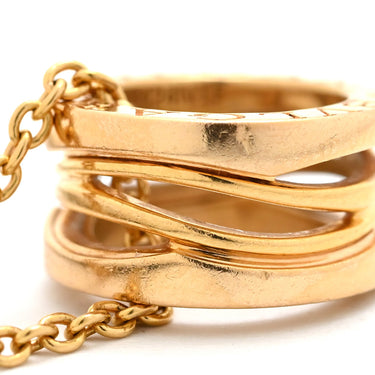 ブルガリ BVLGARI ビーゼロワン レジェンド ネックレス ピンクゴールド K18PG ネックレス B-zero1 ペンダント 18K 750PG