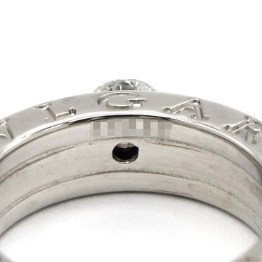 ブルガリ BVLGARI ビーゼロワン B-zero1 ソリテール リング ホワイトゴールド K18WG ダイヤモンド #46(JP6) リング 指輪 750 18金 1粒 1石 6号