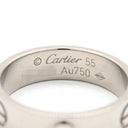 カルティエ Cartier ラブリング B4084755 ホワイトゴールド K18WG #55(JP15) リング 指輪 LOVE Ring 750 18K WG 18金 14.5号