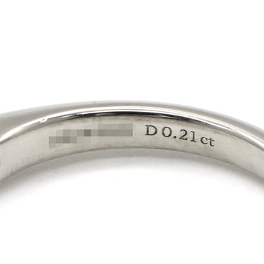ティファニー Tiffany & Co ソリティア ダイヤリング プラチナシルバー Pt950 ダイヤモンド リング 指輪 T＆Co. 一粒 1P 8号