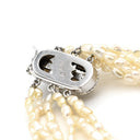 ノンブランド NON BRAND パール ７連 シルバーXパールホワイト K14WG パール ブレスレット