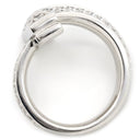 ティファニー Tiffany & Co Tワン ワイド ダイヤ 68170036 ホワイトゴールド K18WG ダイヤモンド リング 指輪 T＆Co. 750 WG 18金 パヴェダイヤ 4.5号