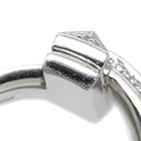 ティファニー Tiffany & Co Tワン ワイド ダイヤ 68170036 ホワイトゴールド K18WG ダイヤモンド リング 指輪 T＆Co. 750 WG 18金 パヴェダイヤ 4.5号