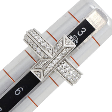 ティファニー Tiffany & Co Tワン ワイド ダイヤ 68170036 ホワイトゴールド K18WG ダイヤモンド リング 指輪 T＆Co. 750 WG 18金 パヴェダイヤ 4.5号