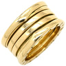 ブルガリ BVLGARI ビーゼロワン B-zero1 4バンドリング イエローゴールド K18YG #54(JP14) リング 指輪 BVLGARI Au750 YG 18K 18金 13.5号