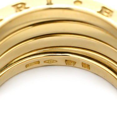 ブルガリ BVLGARI ビーゼロワン B-zero1 4バンドリング イエローゴールド K18YG #54(JP14) リング 指輪 BVLGARI Au750 YG 18K 18金 13.5号