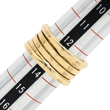 ブルガリ BVLGARI ビーゼロワン B-zero1 4バンドリング イエローゴールド K18YG #54(JP14) リング 指輪 BVLGARI Au750 YG 18K 18金 13.5号