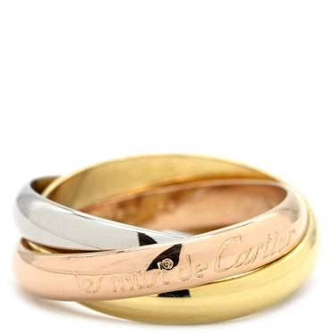 カルティエ Cartier トリニティ クラシック ホワイトゴールド×イエローゴールド×ピンクゴールド K18WG K18YG K18PG #56(JP16) リング 指輪 3カラー スリーカラー 14.5号