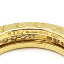 ブルガリ BVLGARI ビーゼロワン B-zero1 1バンドリング XS イエローゴールド K18YG ダイヤモンド #52(JP12) リング 指輪 750YG 18金 パヴェ ダイヤモンド 12号