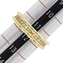 ブルガリ BVLGARI ビーゼロワン B-zero1 1バンドリング XS イエローゴールド K18YG ダイヤモンド #52(JP12) リング 指輪 750YG 18金 パヴェ ダイヤモンド 12号
