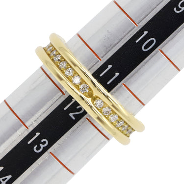 ブルガリ BVLGARI ビーゼロワン B-zero1 1バンドリング XS イエローゴールド K18YG ダイヤモンド #52(JP12) リング 指輪 750YG 18金 パヴェ ダイヤモンド 12号