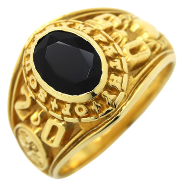 シンパシー オブ ソウル SYMPATHY OF SOUL イエローゴールド K18YG カラーストーン リング 指輪 Au750 18K 18金 カラーストーン ブラック石 9号