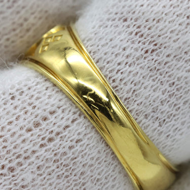 シンパシー オブ ソウル SYMPATHY OF SOUL イエローゴールド K18YG カラーストーン リング 指輪 Au750 18K 18金 カラーストーン ブラック石 9号