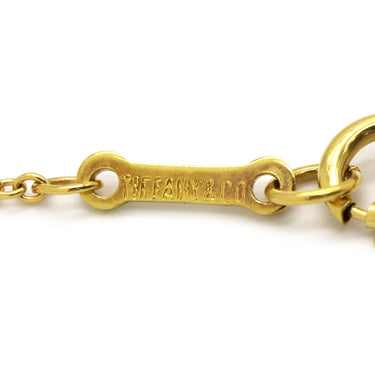 ティファニー Tiffany & Co インフィニティ クロス イエローゴールド K18YG ネックレス 750YG 18金 18KT エルサペレッティ