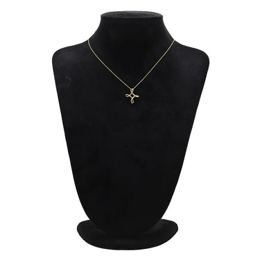 ティファニー Tiffany & Co インフィニティ クロス イエローゴールド K18YG ネックレス 750YG 18金 18KT エルサペレッティ