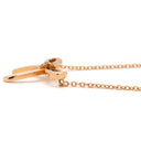 ティファニー Tiffany & Co リボン ボウ ペンダント ローズゴールド K18PG ピンクサファイヤ ネックレス ピンクゴールド Au750 PG 3P