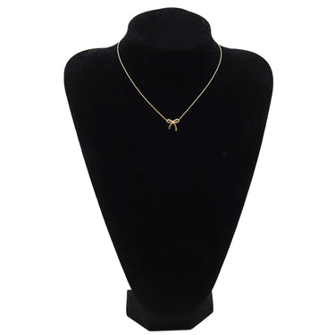 ティファニー Tiffany & Co リボン ボウ ペンダント ローズゴールド K18PG ピンクサファイヤ ネックレス ピンクゴールド Au750 PG 3P