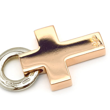 ポメラート Pomellato エンジェルクロス ピンクゴールドXホワイトゴールド K18PG K18WG ペンダントトップ ネックレストップ 18KT