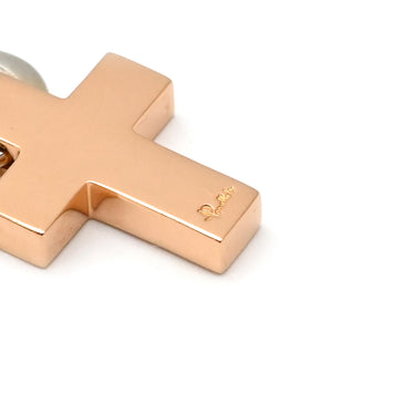 ポメラート Pomellato エンジェルクロス ピンクゴールドXホワイトゴールド K18PG K18WG ペンダントトップ ネックレストップ 18KT