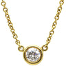 ティファニー Tiffany & Co バイザヤード シングルダイヤモンド ペンダント イエローゴールド K18YG ダイヤモンド ネックレス 750YG T&Co. 1石 エルサペレッティ