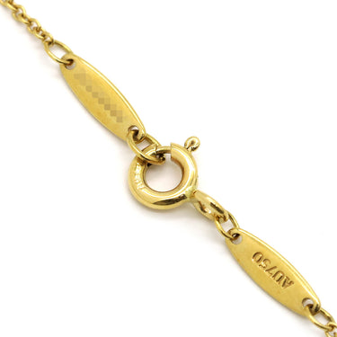 ティファニー Tiffany & Co バイザヤード シングルダイヤモンド ペンダント イエローゴールド K18YG ダイヤモンド ネックレス 750YG T&Co. 1石 エルサペレッティ