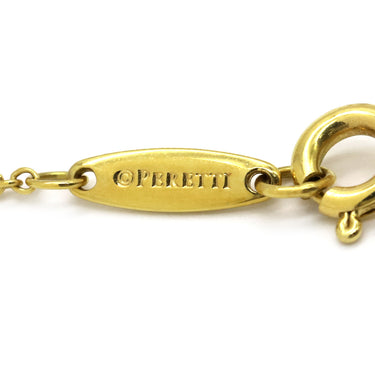 ティファニー Tiffany & Co バイザヤード シングルダイヤモンド ペンダント イエローゴールド K18YG ダイヤモンド ネックレス 750YG T&Co. 1石 エルサペレッティ