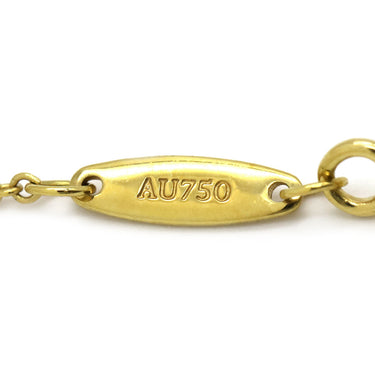 ティファニー Tiffany & Co バイザヤード シングルダイヤモンド ペンダント イエローゴールド K18YG ダイヤモンド ネックレス 750YG T&Co. 1石 エルサペレッティ