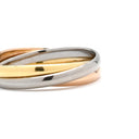 カルティエ Cartier トリニティSM ホワイトゴールドXイエローゴールドXピンクゴールド K18WG K18YG K18PG #61(JP21) リング 指輪 3連 3カラー 20号