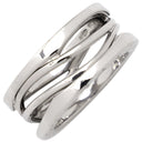ブルガリ BVLGARI ビーゼロワン B-zero1 レジェンド 3バンドリング ホワイトゴールド K18WG #55(JP14.5) リング 指輪 750 18金 WG 14.5号